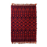REVERSIBLE JACQUARD RUG / Navy Blue