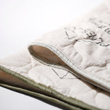 VINTAGE PARACHUTE LINE QUILTED BLANKET / Olive