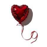BALLOON SHAPED FLOWER VASE / Red