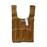 SCHOOL TIE FABRIC BAG / Navy Blue x Orange