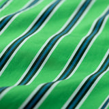 COTTON STRIPE SHIRT / V NECK