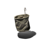 VINTAGE TENT FABRIC HOOK BASKET / Small