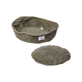 VINTAGE TENT FABRIC PET BED / Large