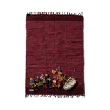 HANDLOOMED RECYCLE YARN RUG / 1.4 x 2.0