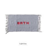 HANDLOOMED RECYCLE YARN BATH MAT
