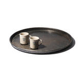 VINTAGE ROUND LARGE TRAY