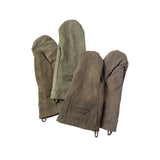 VINTAGE TENT FABRIC MITTENS