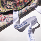 HAND PRINTED KIDS APRON WITH KERCHIEF / Paisley