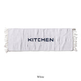 HANDLOOMED RECYCLE YARN KITCHEN MAT
