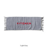 HANDLOOMED RECYCLE YARN KITCHEN MAT