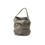 VINTAGE TENT FABRIC ROUND BAG