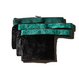 VINTAGE SLING BELT POUCH / Black x Green