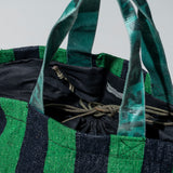 RUG BAG / Green x Navy Blue