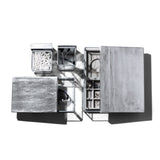 GLASS BOX WITH RECYCLE STEEL LID / Jewelry Single