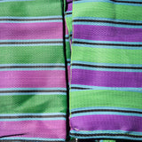RECYCLED PLASTIC STRIPE BAG / Square