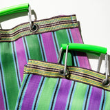 RECYCLED PLASTIC STRIPE BAG / Rectangle D26